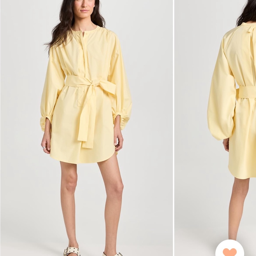 English Factory belted shirt dress